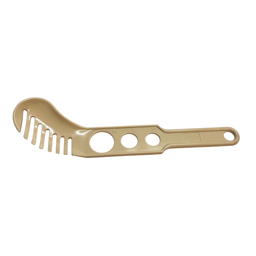 Vintage EKCO Beige Kitchen Utensil Pasta Cutter Spaghetti‎ Measure Tool